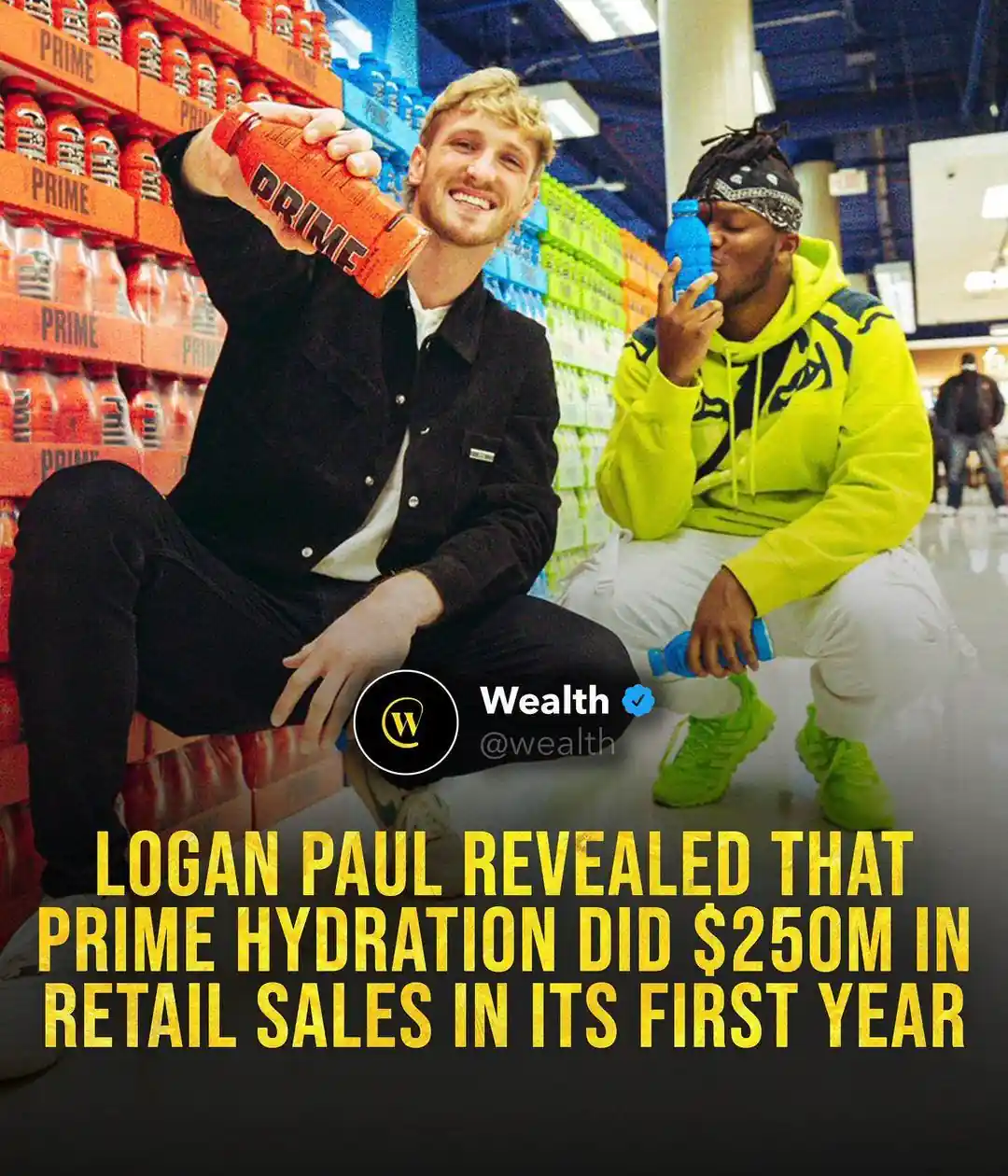 Phân tích case study nước uống thể thao Prime by Logan Paul & KSI ($250M in Rev năm 2022)