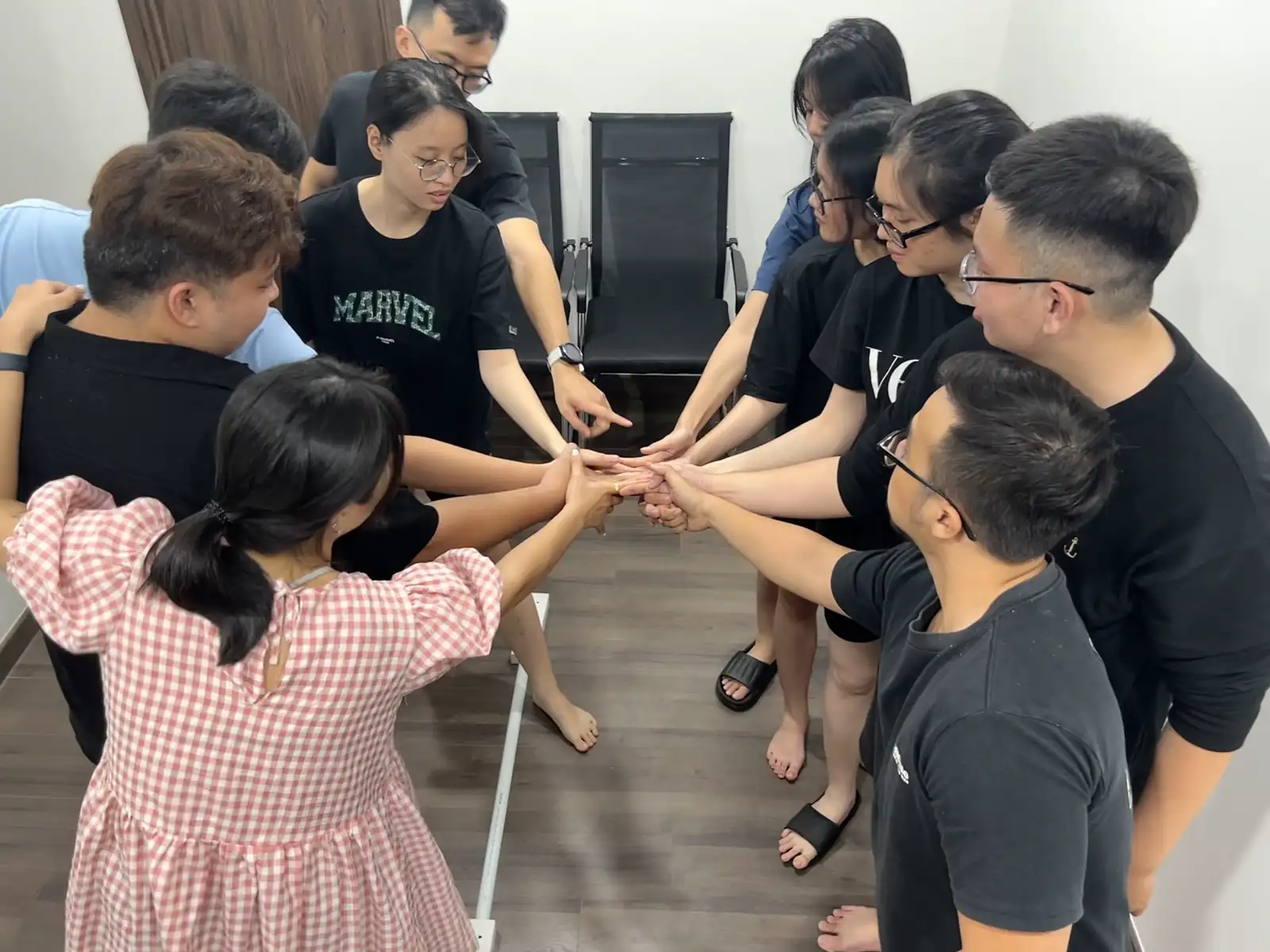 PATI teammates together